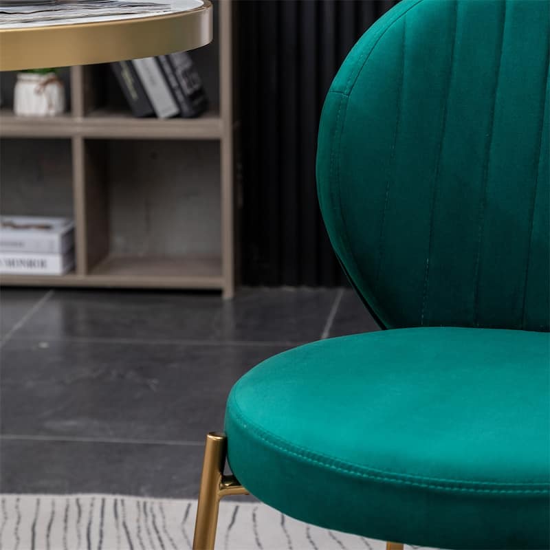 Contemporary Velvet Upholstery Dining Chair