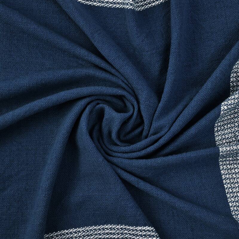 Sevita Hand-Woven Plaid Standard Size Throw Blanket