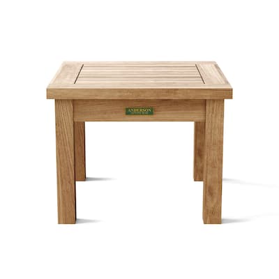 Porter 20" Square Teak Side Table