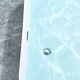 preview thumbnail 34 of 33, Altair Kaprun Flatbottom Freestanding Acrylic Soaking Bathtub in Glossy White with Drain and Overflow