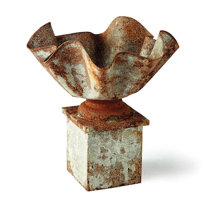 Galvanized Handkerchief Planter