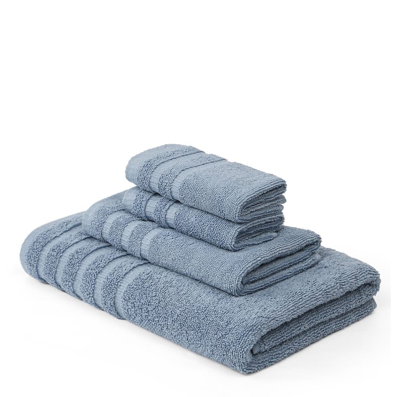 Modern Threads 6-Piece Yarn Dyed Organic Vines Towel Set