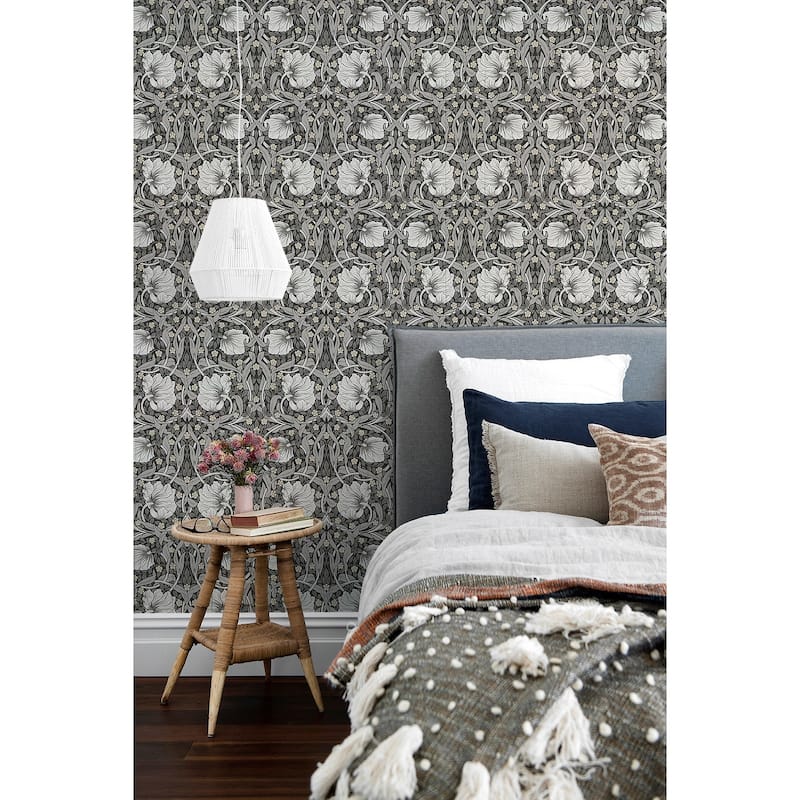 NextWall Pimpernel Floral Peel and Stick Wallpaper