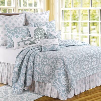Collin Red Full Queen Cotton Quilt