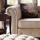 preview thumbnail 7 of 12, Knightsbridge Beige Chesterfield Sofa and Seating by iNSPIRE Q Artisan