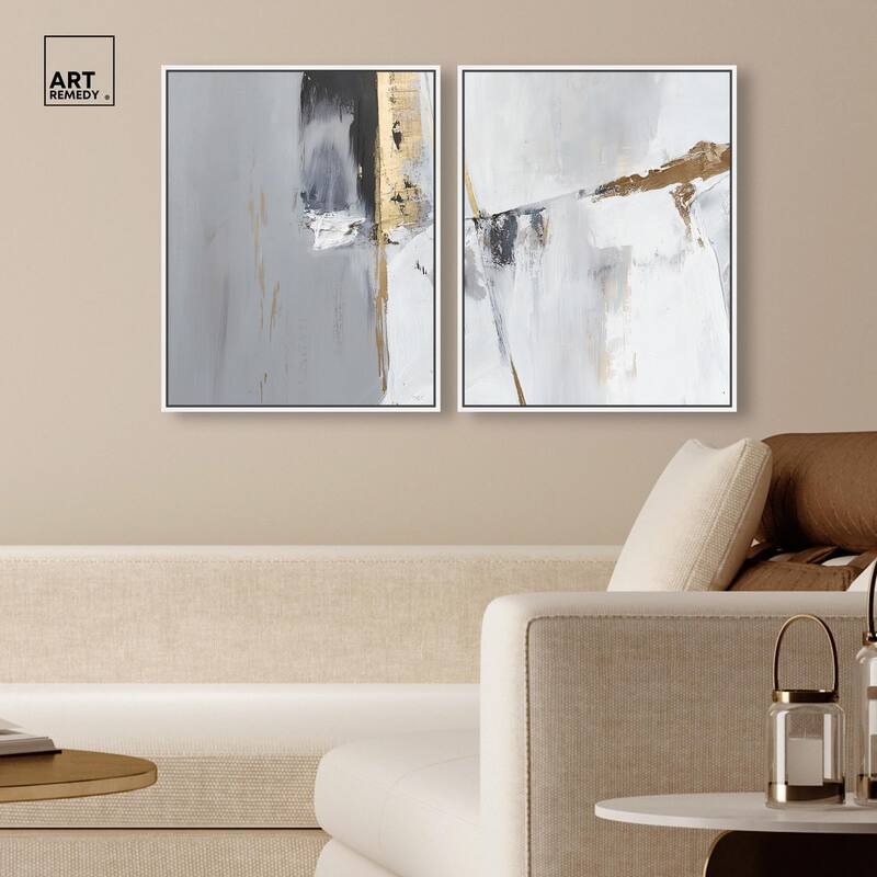 Cracks of Creation I Canvas Set of 2 by Art Remedy