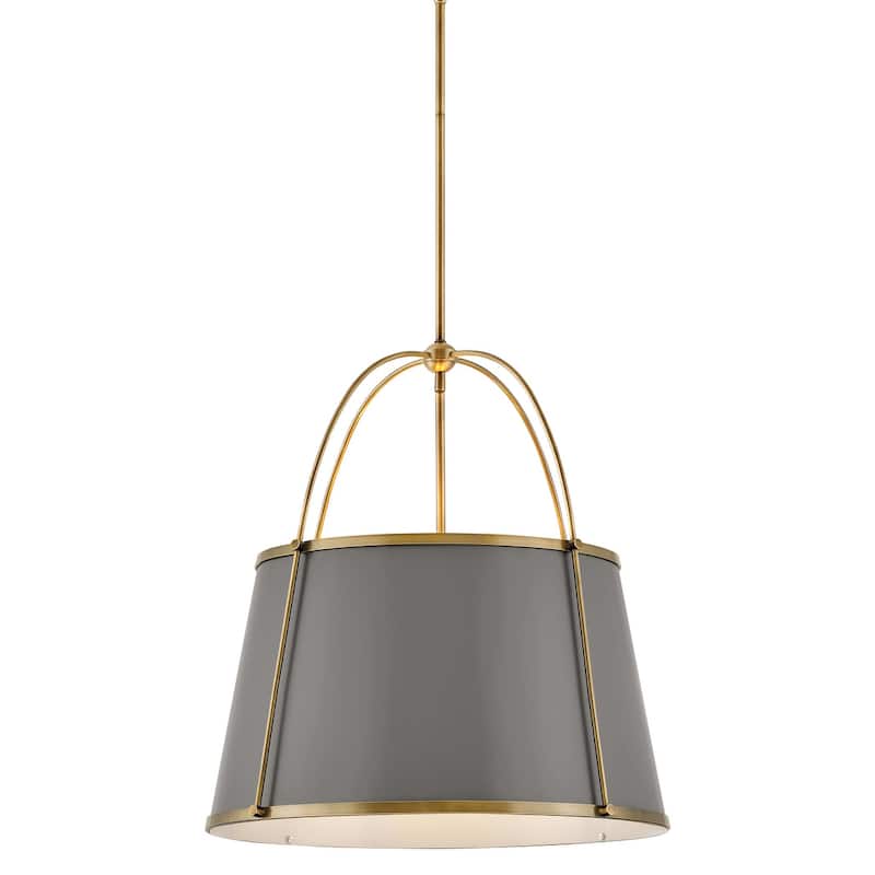 Hinkley Lighting Clarke 4 Light 25" Wide Pendant - Lacquered Dark Brass