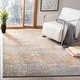 preview thumbnail 9 of 74, SAFAVIEH Madison Loane Modern Abstract Rug 3' x 5' - Grey/Orange