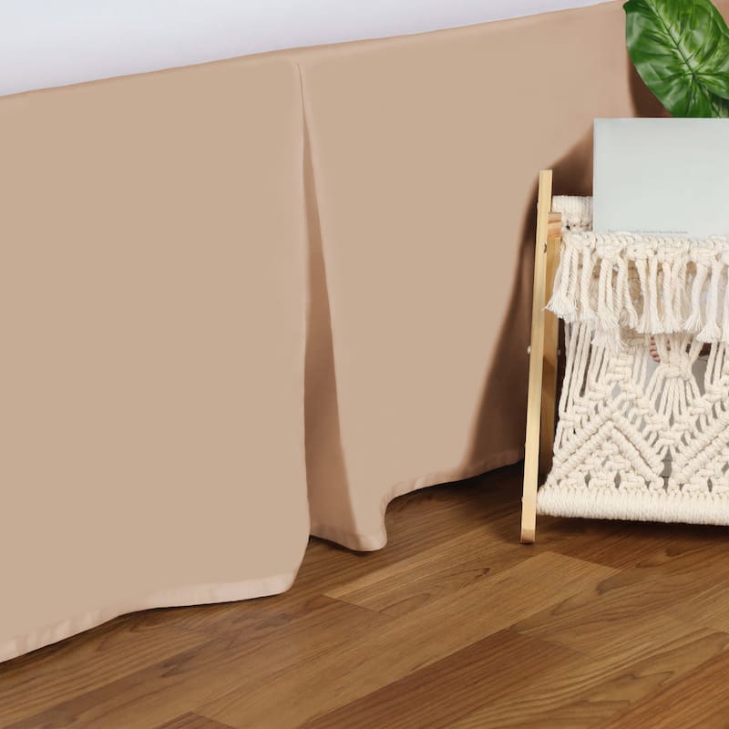 Superior 300 Thread Count Solid Combed Cotton Drop Bedskirt