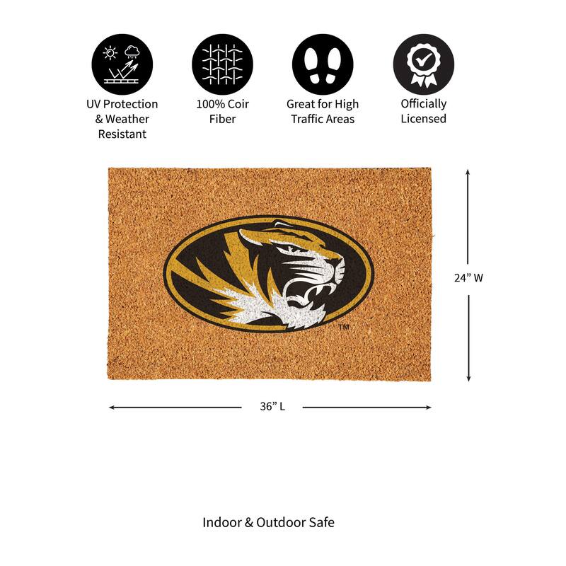University of Missouri Full Color Indoor/Outdoor Coir Mat