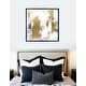 Oliver Gal 'Dash of Gold Square' Abstract Framed Wall Art Print - Bed ...