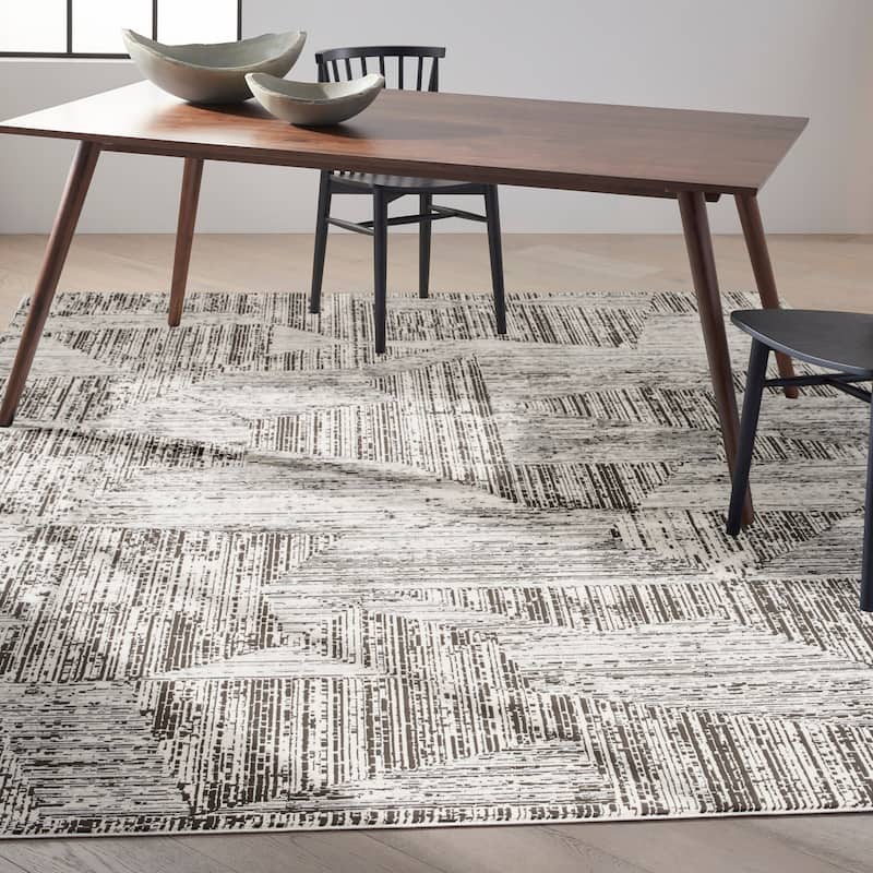 Calvin Klein Irradiant Indoor only Abstract Area Rug
