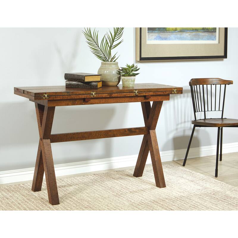 OSP Home Furnishings Flip Top Table