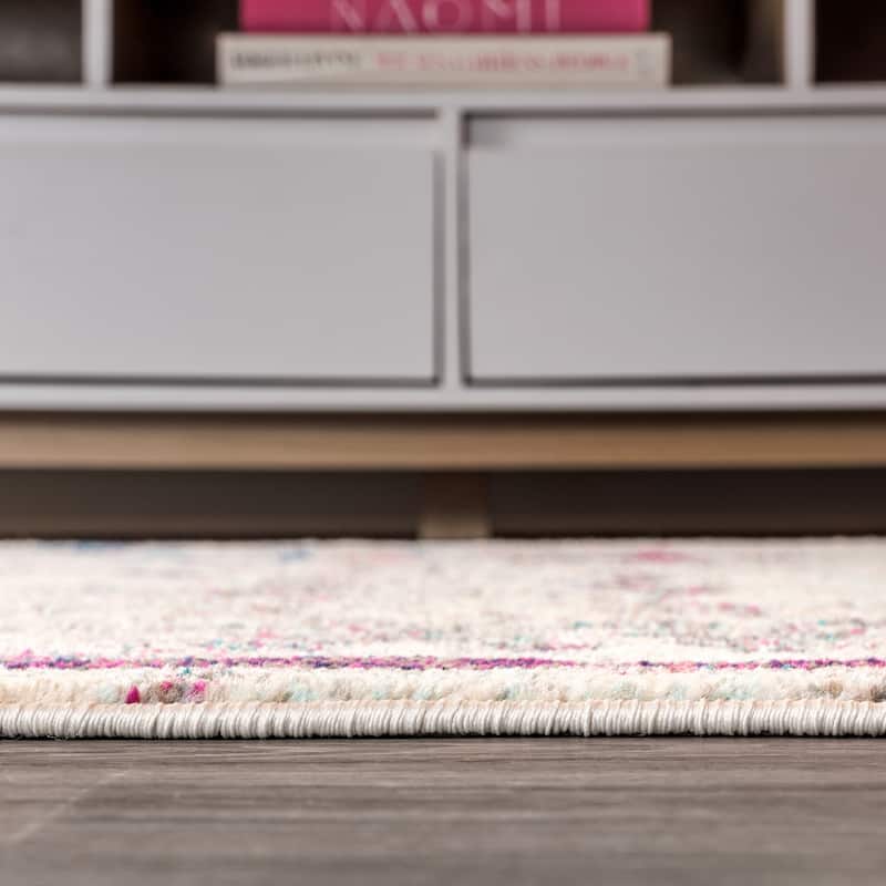 JONATHAN Y Groovy POP Modern Abstract Brushstroke Area Rug