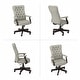 preview thumbnail 19 of 55, Key West High Back Tufted Office Chair with Arms by Bush Furniture