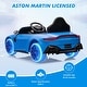 preview thumbnail 22 of 29, 12V Ride on Sports Car for Kids Licensed Aston Martin Battery Powered Car
