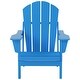 preview thumbnail 81 of 129, POLYTRENDS Laguna All Weather Poly Outdoor Adirondack Chair - Foldable (Set of 2)