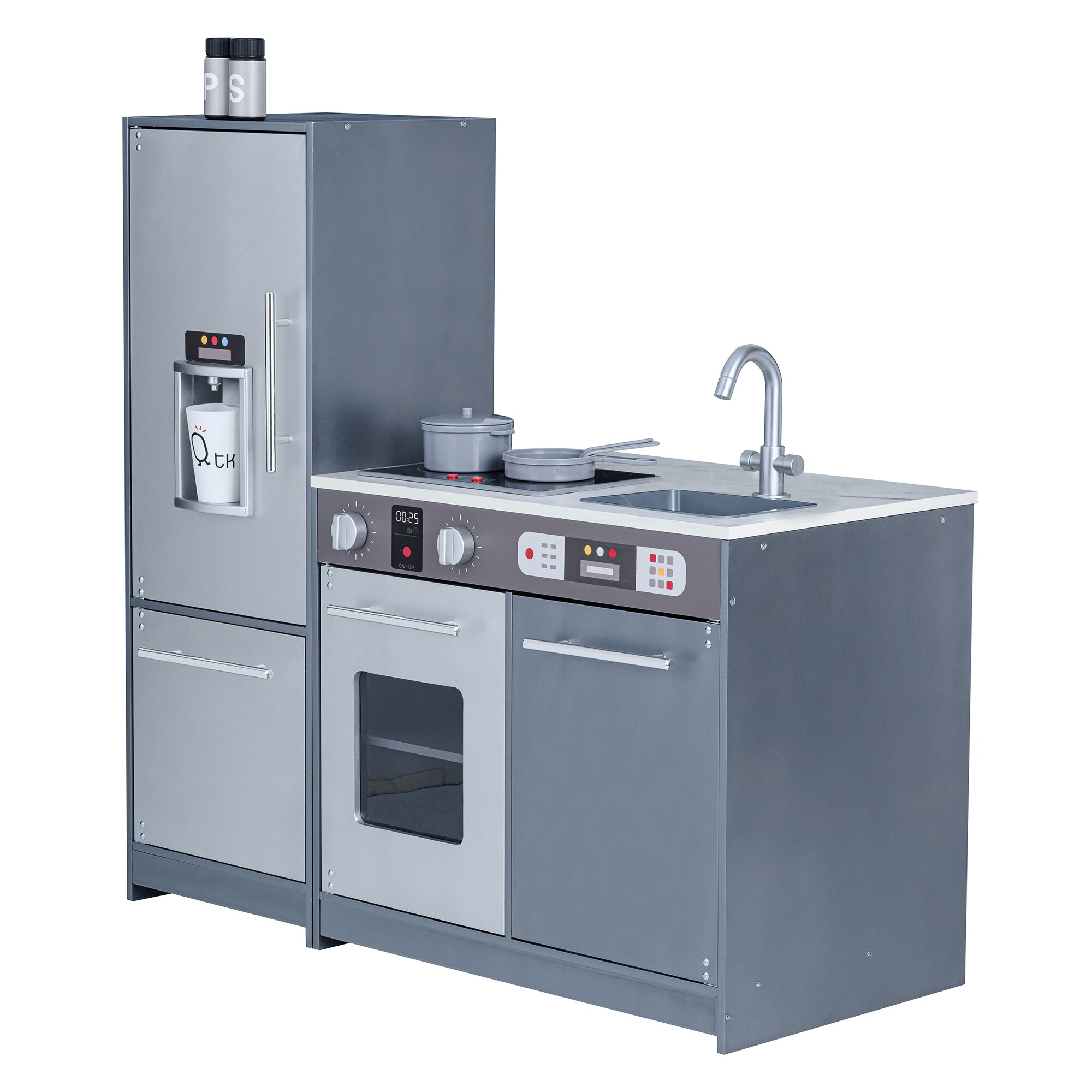 Teamson Kids Play Kitchen Grey Teamson Kids Little Chef Chelsea