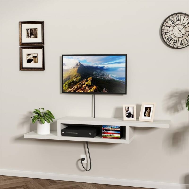 TV Stand Shelf - 11.7"D x 60"W x 8.3"H