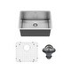 preview thumbnail 2 of 7, Karran 23" Undermount Single Bowl Stainless Steel Kitchen Sink Kit