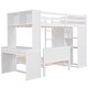 preview thumbnail 16 of 54, Twin Loft Bed with Twin Stand-alone bed, Shelves,Desk,and Wardrobe