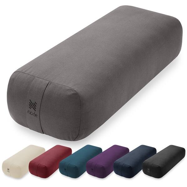 Node Fitness Organic Cotton 25 x 12 Rectangular Yoga Bolster Node Fitness Organic Cotton 25 x 12 Rectangular Yoga Bolster