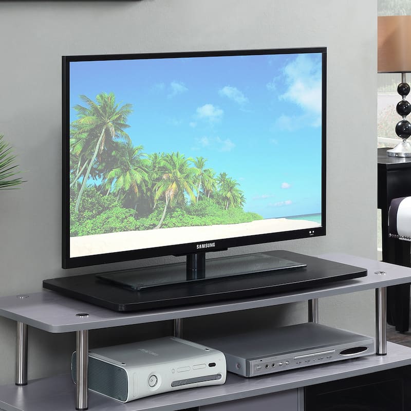 Convenience Concepts Designs2Go XL Single Tier Swivel Riser for TVs up to 37 Inches - Black