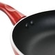 preview thumbnail 3 of 3, Better Chef 10in Silver Metallic Non Stick Gourmet Fry Pan in Red