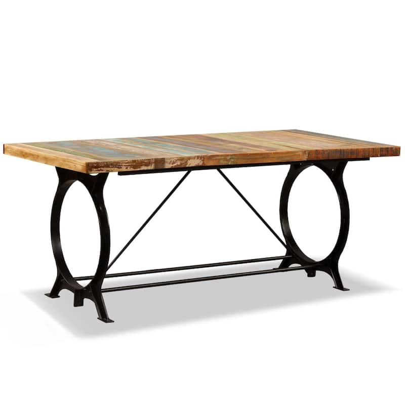 vidaXL Dining Table Kitchen Table Home Dining Room Table Solid Reclaimed Wood