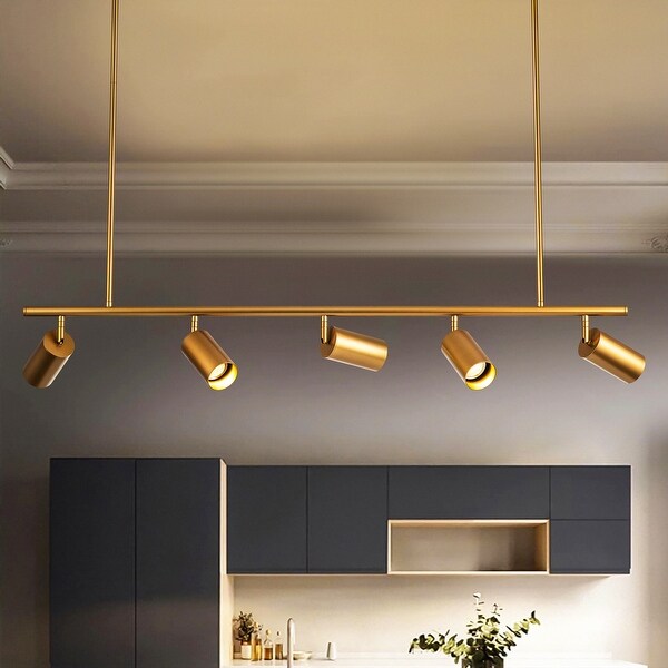 Black and gold track lighting outlet