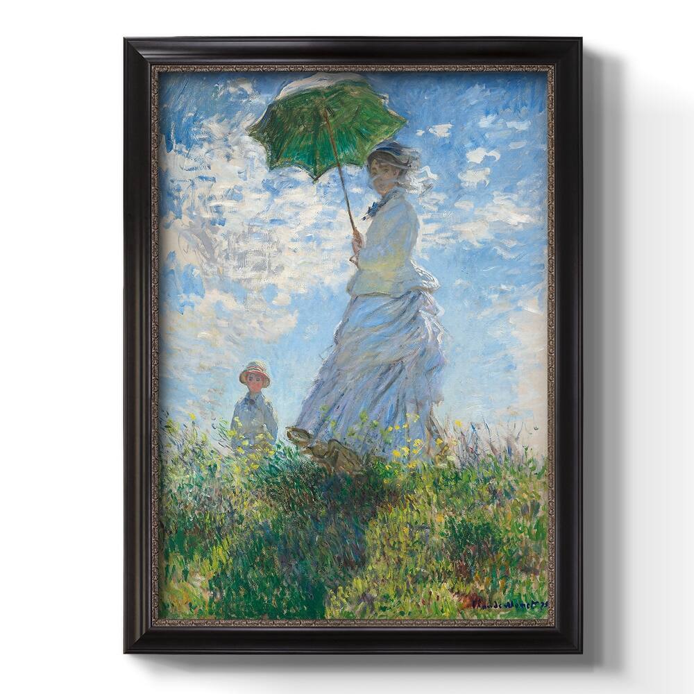 Woman with a Parasol  Premium Framed Canvas- Ready to Hang