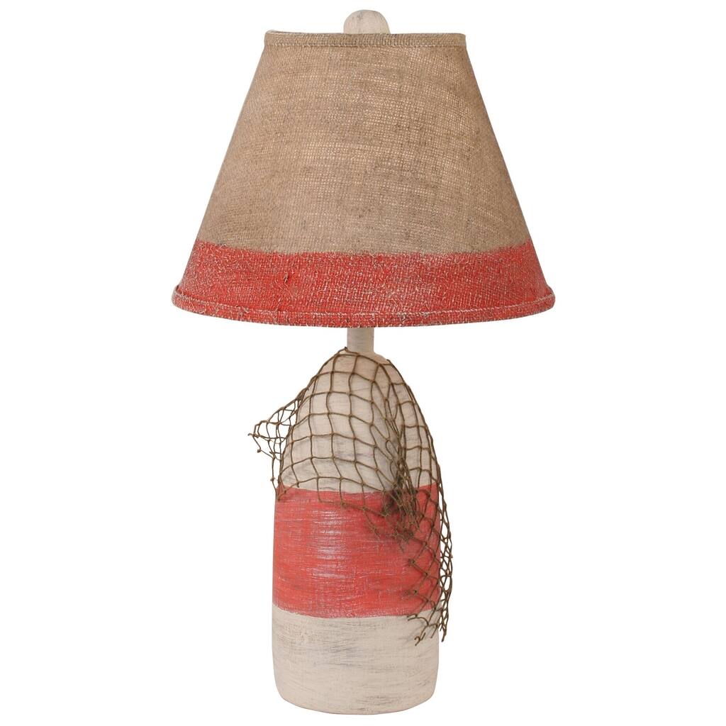 Discontinued - Coastal Buoy Table Lamp with Net