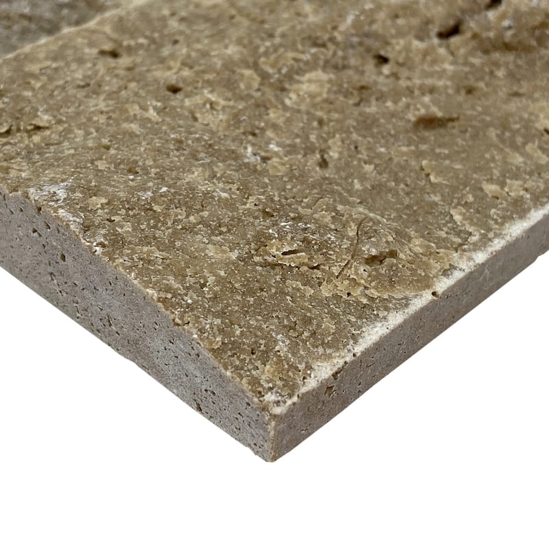 Tuscany Brown Travertine 3" x 6" Split Face Tile