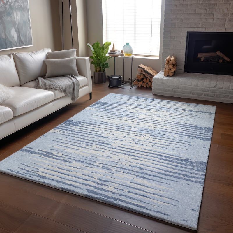 Premium Washable Super Soft Modern Scratches Mayfield Rug