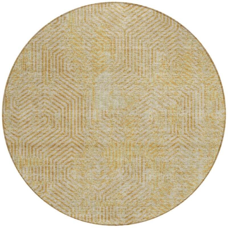 HomeRoots Geometric Transitional Rectangle Outdoor Rug