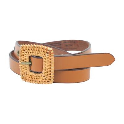 American Eagle Womens Solid With Eyelets Skinny Belt,, Brown, X-Small