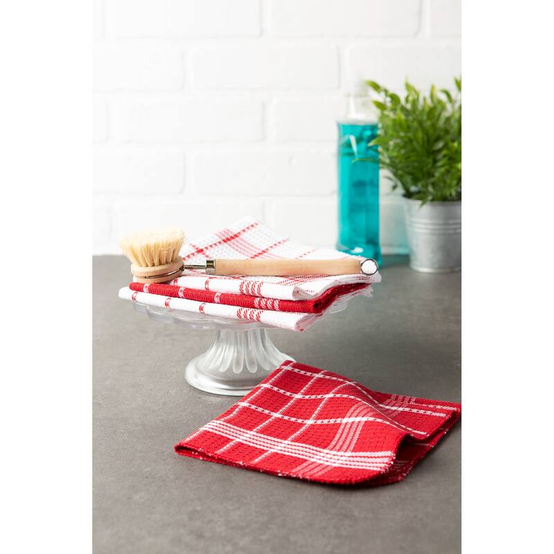 J&M Waffle Weave Dishcloth (Set of 12)