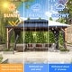 preview thumbnail 121 of 133, EROMMY Hardtop Gazebo,Outdoor Pergola with Double Roof & Netting & Curtains,Heavy Duty Canopy for Patio, Backyard, Pool party