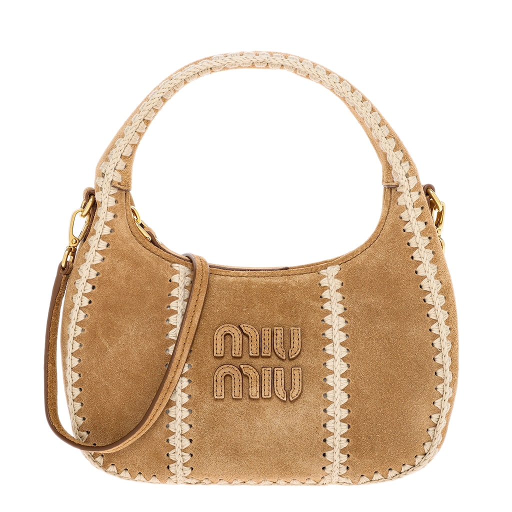 Miu Miu Wander Suede Mini Bag