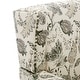 preview thumbnail 81 of 80, Mid-Century Modern Linen/ Vegan Leather Wing Back Accent Chair