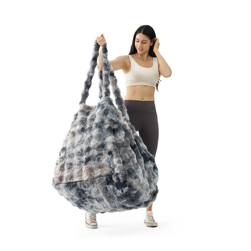 Beary Soft® - Coma Inducer® Plush Tote - Glacier Black Bear - Large