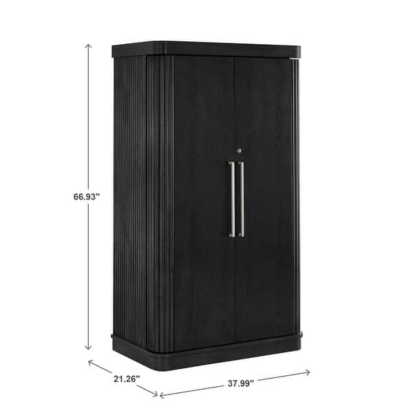 NoMad Bar Wine Storage Cabinet with Keys and LED Lights by iNSPIRE Q Classic