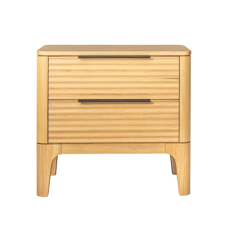 Modrest Seattle Modern Natural Oak Nightstand