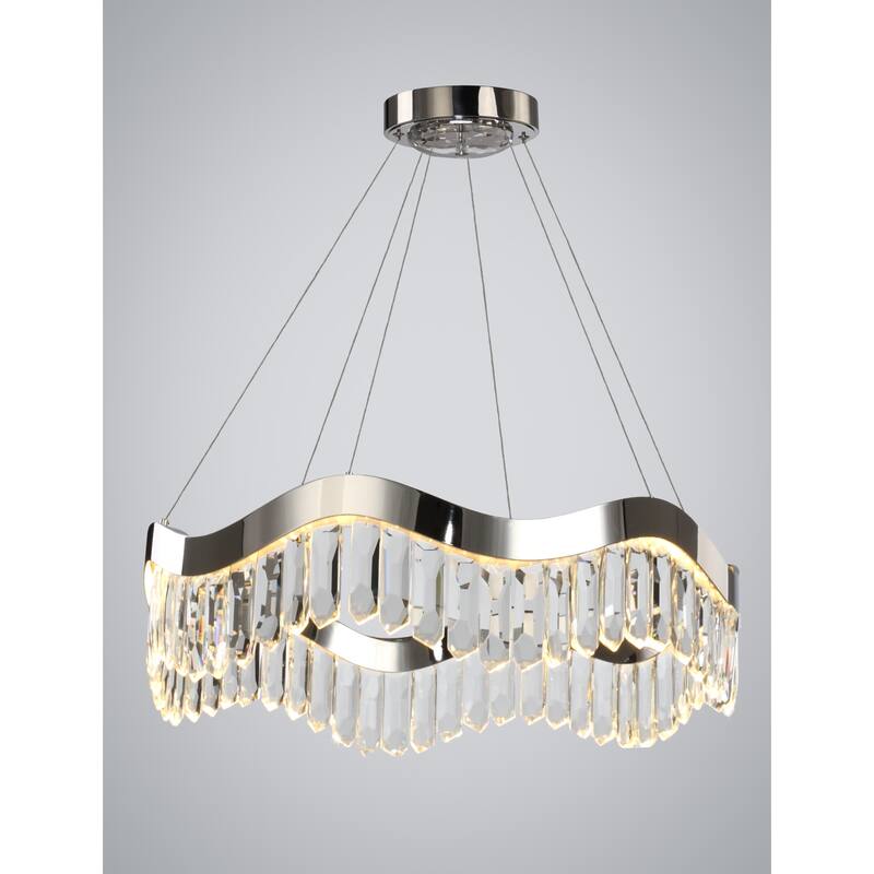 Studio M SM23838 Rolland 30" Wide LED Crystal Pendant