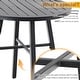 preview thumbnail 10 of 12, MAISON ARTS Outdoor Bistro Table Round Metal Patio Dining Table Small Side End Table Outdoor Furniture Table