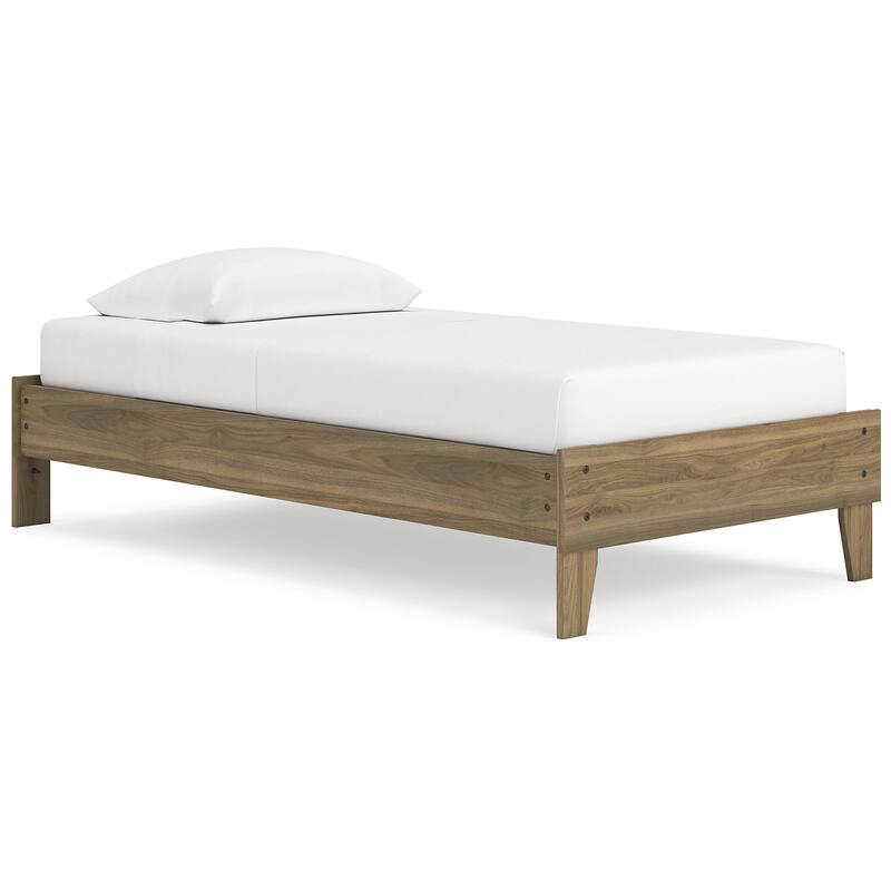 Signature Design by Ashley Deanlow Brown Platform Panel Bed