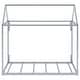 preview thumbnail 17 of 16, Metal Twin Size House Shape Platform Bed