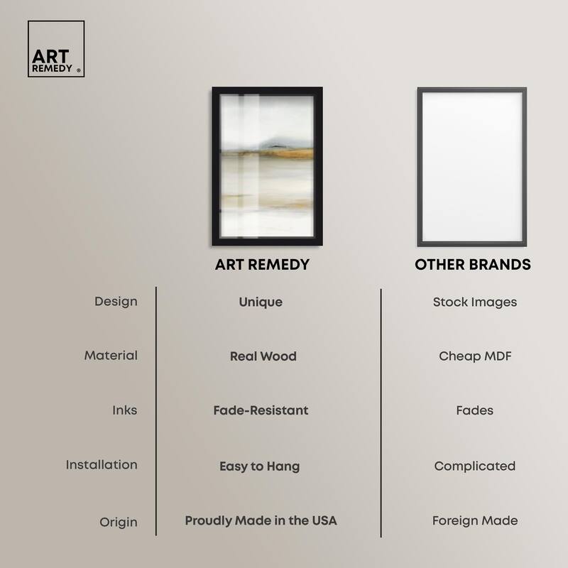 Misty Expanse II Shadowbox by Art Remedy