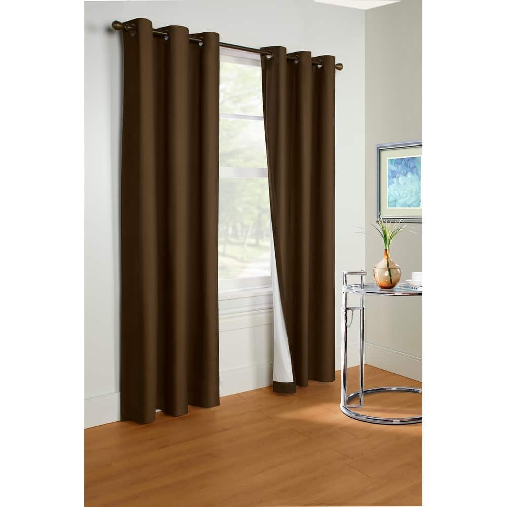 ThermaLogic Prelude Grommet Insulated Solid Curtain Panel