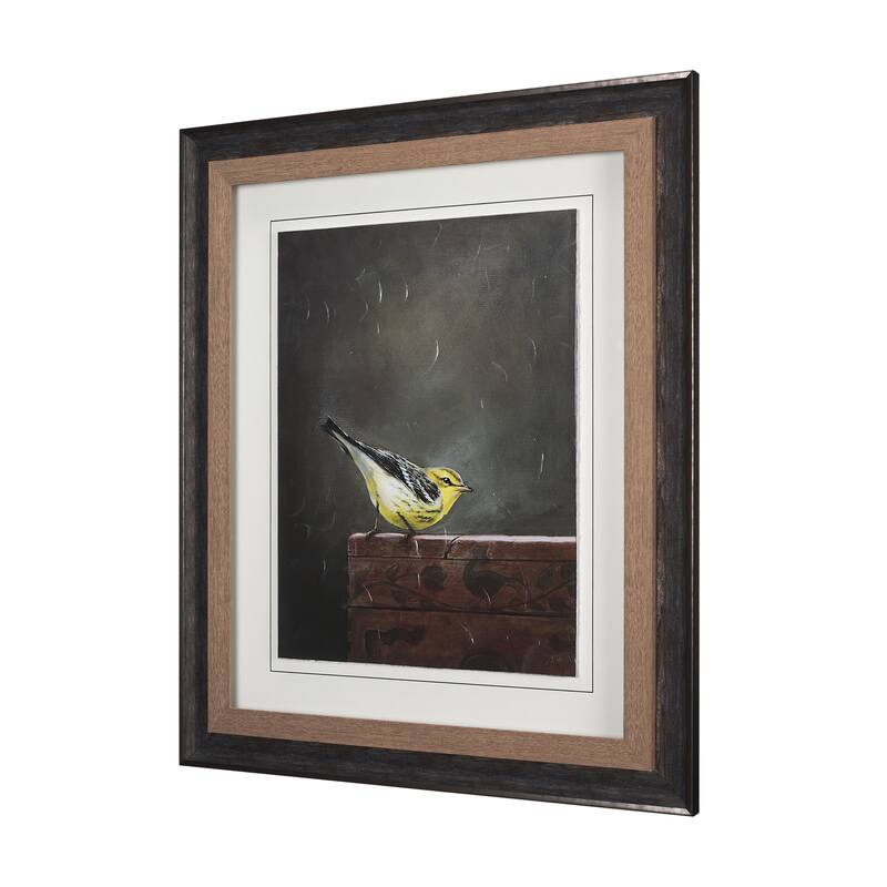 Graceful Poise IV (Blackburnian Warbler) Framed Art Print